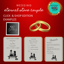 Eternal Stone couple Boho wedding collection