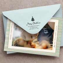 Personalized Christmas Rubber Stamps