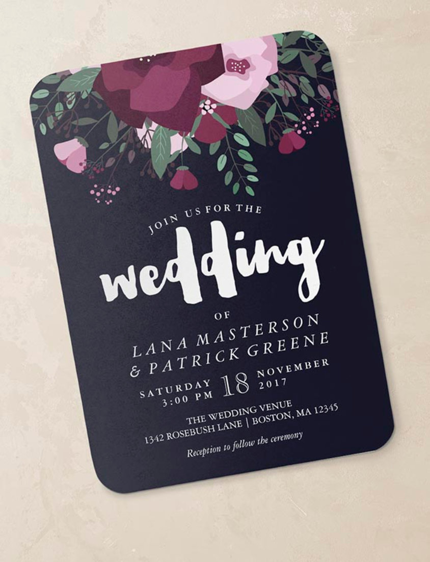 Convites de Casamento Floral