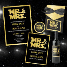 Mr and Mrs Sci Fi Wedding