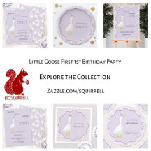 Little Goose First Birthday Party Supplies