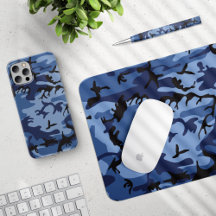 Navy Blue Camouflage Collection