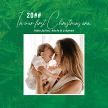 Festive First Christmas Photo Collage Cards & Gift