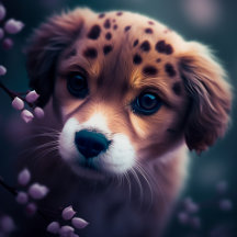 Carte Postale Chien Guépard