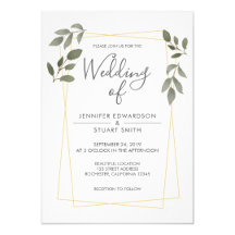 Rustic elegant botanical wedding collection