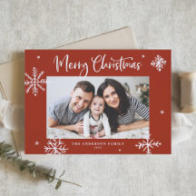Whimsical Snowflakes Holiday Cards Collection