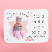 Pink airplane and clouds in a Kawaii Style