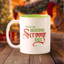 Funny Christmas Resting Scrooge Face Gifts