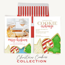 Christmas Whimsical Cute Watercolor Cookies