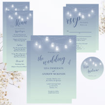Soft Blue Wedding Casual Theme
