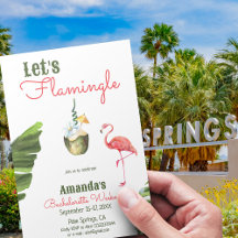 Palm Springs Last Flamingle Bachelorette Party Set