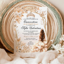 Beige Gold Princess Quince Sweet 16 Suite