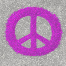 Purple Peace Sign Collection