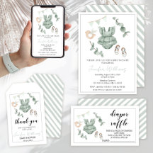 Eucalyptus greenery girl baby shower