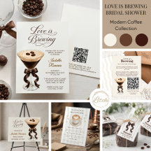 Love Is Brewing | Café Espresso Bridal Shower