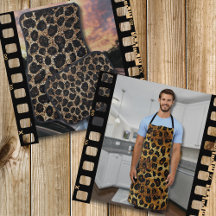 Luxury Glitter Dark Leopard