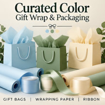 Cool Blue & Jade Gift Wrap Palette