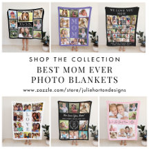 Mom Personalized Photo Blankets