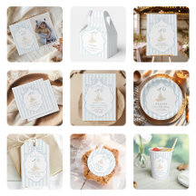 Silly Goose Blue Gingham Birthday