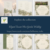 Elegant Tuscan Olive Garden Wedding