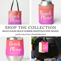 Beach Please Beach Summer Essentials Pink Orange