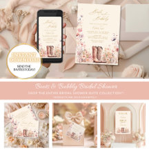 Boots & Bubbly Floral Cowgirl Bridal Shower