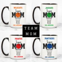 Basketball Team Mom Custom Mugs