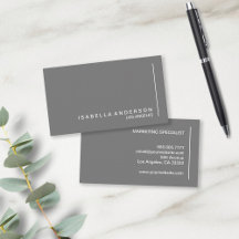 Modern Minimalist Professional Business Cards