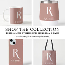 Monogram Modern Stylish Beige Home and Accessories