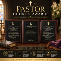 Pastor Church Awards