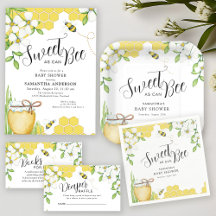 Sweet As Can Bee Honey Baby Shower