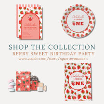 Berry First Birthday Party Suite