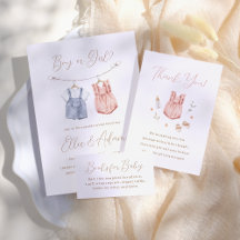 Boho Baby Clothes Gender Reveal