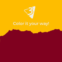 Yellow and Red Pillows - Living Room