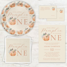 Our Little Pumpkin is Turning One 1st Birthday