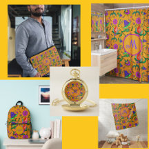 Kalamkari colorful Floral