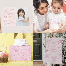 Coquette Bow Birthday Party