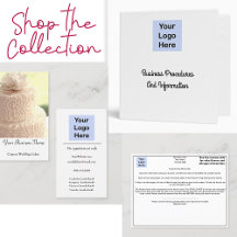 At-Home Cake Business Cards and Branding