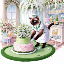 Cat Golfer Birthday Party 