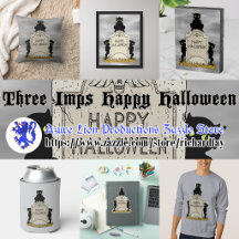 Three Imps Happy Halloween