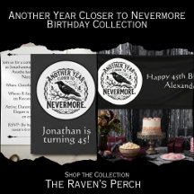 Funny Another Year Closer to Nevermore Party