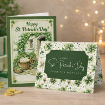 ST. PATRICK'S DAY GREETING CARDS & POSTCARDS