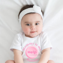 Funny Minimalist Mommy & Me Cute Baby Shower Gifts