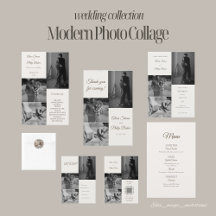 Timeless Black & White Photo Wedding collection