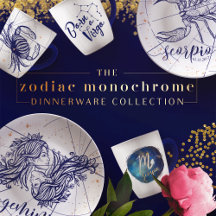 Zodiac Monochrome Collection (Dinnerware)