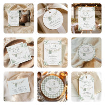 Boho Neutral Clothesline Baby Shower