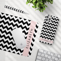 Black Zigzag, Pink - Home Decor Collection