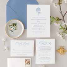 Classic Blue Hydrangea Wedding Collection