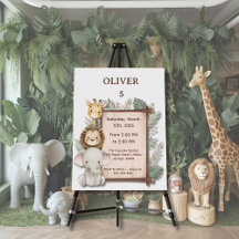 Oliver's Safari Adventure 5th Birthday Collection