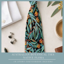 Australian Botanical Ties Native Flora